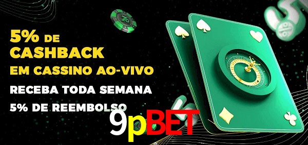 Promoções do cassino ao Vivo 9pbet